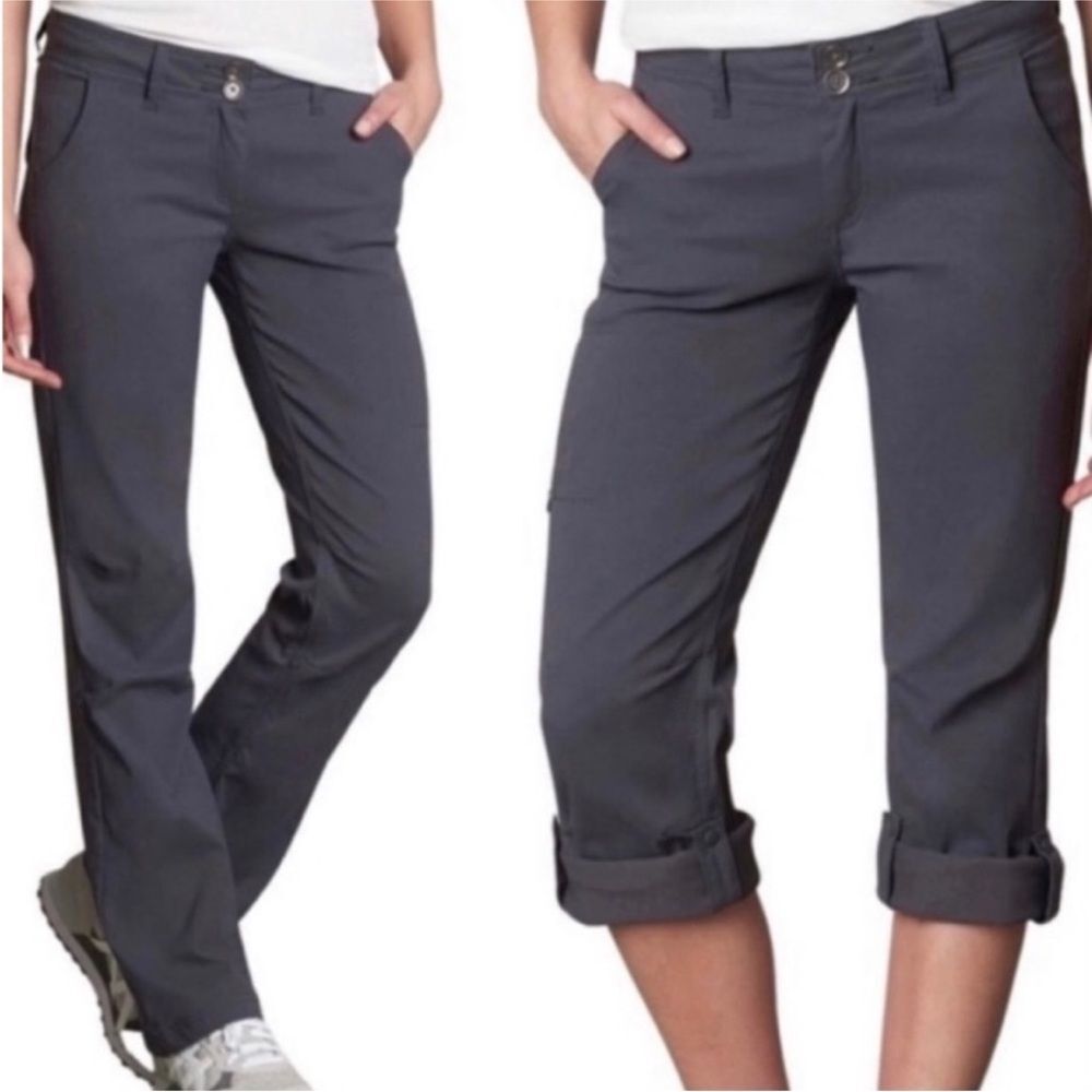 Prana Halle Convertible Pant Women’s Size 16 Gray Coal Hiking Gorpcore